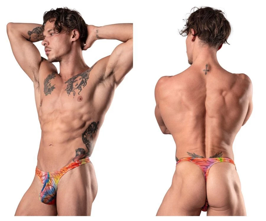 Male Power 431-293 Your Lace Or Mine Bong Thong Color Multi - Image 1 of 4