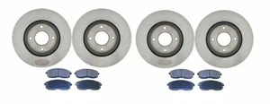 Freelander 2 2.2 TD4 Front & Rear Brake Discs & Brake Pad Kit - Picture 1 of 3