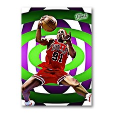 Dennis Rodman Omnipotent Sketch Card Limited 03/20 Dr. Dunk Signed