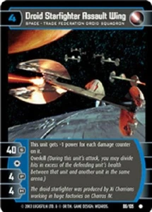STAR WARS FREE JEDI GUARDIANS BOOSTER + DROID STARFIGHTER WING FOIL NM scrat - Picture 1 of 2