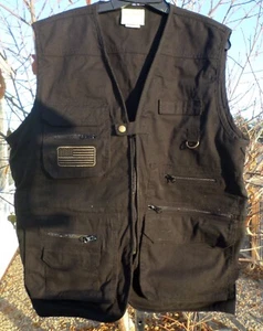Utility Vest Rustic Ridge Multi pocket Tactical, Hunting, Black Size L - Picture 1 of 9