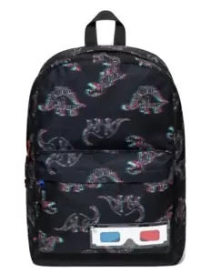 Zaino Stampa Dino 3D Cat & Jack Nero + Occhiali Nuovo con etichette - Foto 1 di 5