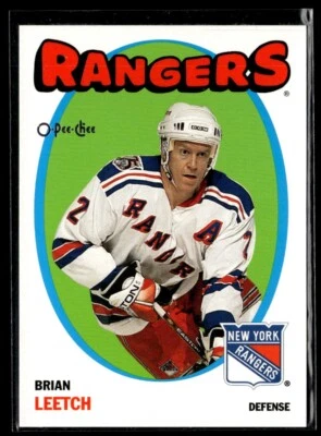 2001-02 O-Pee-Chee retro Brian Leetch #4 - Image 1 of 2