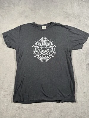 Camisa de Surf Adulto Grande PJ's Surfrider Newport Playa Gris EST. Y2K 1984 vintage Foto 1 de 4