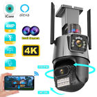 8MP 4K Wifi Überwachungskamera Dual Objektiv 8x Zoom Außenbereich PTZ IP Nachtsicht Cam