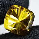 16.40 Ct Natural Yellow Citrine Cushion Concave Cut IGL Certified Loose Gemstone