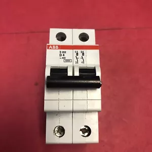 ABB S202-D4 2 Poli 4 Amp 277/480V Interruttore circuito miniaturizzato NUOVO MADE IN GERMANIA - Foto 1 di 5