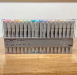 Copic Sketch Marker 72 Farben BASIC Set Künstlermarker JAPAN BRANDNEU - Bild 1 von 4