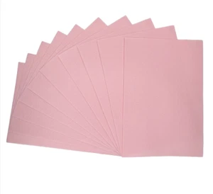 Fogli Feltro A4 Tessuto Artigianato Confezioni Arti e Mestieri Acrilico Rosa - Foto 1 di 1
