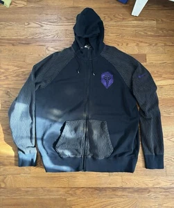 Chaqueta Nike Kobe Bryant Adulto XXTL Negra Mamba Cremallera Sudadera con Capucha Para Hombres Lakers 24 - Imagen 1 de 7