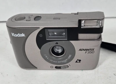 Cámara fotográfica KODAK Advantix F350 APS probada para apuntar y disparar batería nueva funcionando Foto 1 de 4