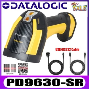 Escáner de código de barras 2D portátil Datalogic PowerScan PD9630-SR + cable USB y RS232 - Imagen 1 de 14