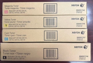 XEROX ATALINK TONER SET 006R01746, 006R01747, 006R01748, 006R01749 - Picture 1 of 3