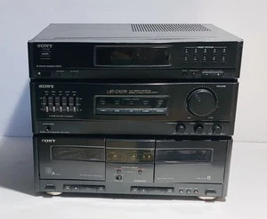 SONY LBT-D107R Compact Stereo System Dual Cassette 5 Disc CD Player No Remote - Picture 1 of 6