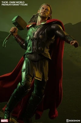 LEER Sideshow Collectibles Thor Mundo Oscuro Formato Premium Figura Estatua Foto 1 de 4