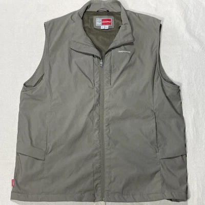 CRAGHOPPERS Nosilife - Men's Insect Shield Gray Outdoor Vest - Size X-Large - XL - Image 1 of 4