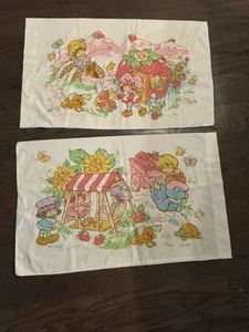 Vintage Strawberry Shortcake Full Sheet Set - 1980 Sealed Package JC Penney NOS - Bild 1 von 9
