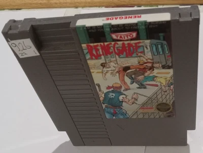 Renegade Tested Used Original Nintendo Video Game - Image 1 of 2