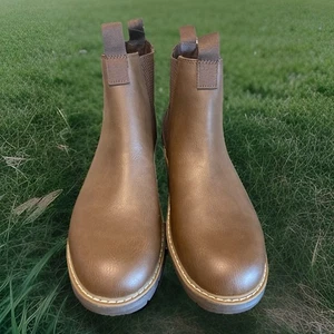NEW Portland Men's Casual Chelsea Boots, Brown , Size 11 - Picture 1 of 4