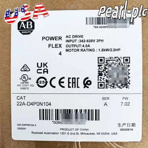 est Sealed AB22A-D4P0N104 SER A POWERFLEX 4 Catalog AC Drive A US Free Tax - Picture 1 of 4
