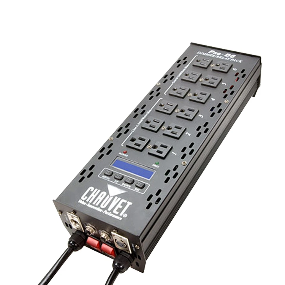 Chauvet DJ Pro-D6 6-Channel DMX-512 Dimmer/Switch Pack idjnow - Image 1 of 4