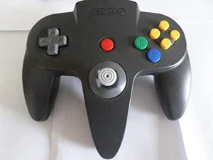 Nintendo 64 Controller Black For N64 Gamepad OEM Controller Very Good 4E - Picture 1 of 3