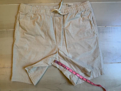 H & M 普通版型棉质棕褐色短裤 M 码男式 7 码内缝 — 第 1/4 张图片