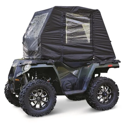 Nova Capa Durável para Cabine ATV Cabine Resistente Externa Todas as Condições Climáticas Preta - Imagem 1 de 4
