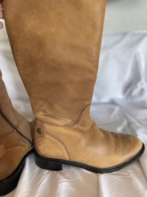 Botas de Montar Johnston And Murphy Lara Cuero Tostado Marrón Talla 6 Foto 1 de 4