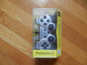 Sony PlayStation 2 PS2 Dualshock 2 AUTHENTIC Controller Wired Satin Silver   MIS