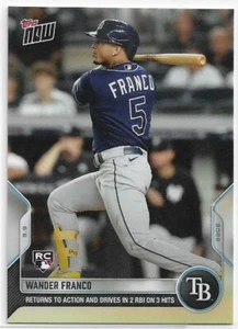 2022 Topps Now Wander Franco Rookie #870 IN HAND 2 RBI on 3 Hits RC PR: 1,438 - Picture 1 of 2