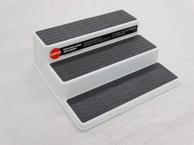 COPCO 10"  3-Tier Non-Skid Storage Shelf Organizer Kitchen Cabinet / Make Up  - Image 1 of 4