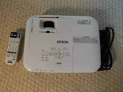 Epson EX3210 Portable SVGA 3LCD Projector with Speaker  2800 Lumens Remote & Bag - Image 1 of 4
