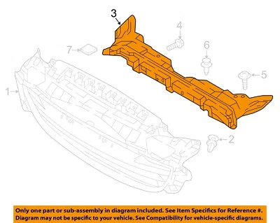 Soporte de montaje de parachoques delantero MAZDA OEM 16-18 MX-5 Miata N24350722D Foto 1 de 2