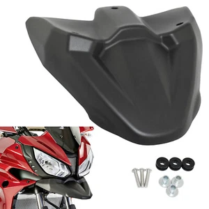 Nero estensione becco lip parafango anteriore per YAMAHA Tracer 700 GT 2016-2021 - Picture 1 of 6