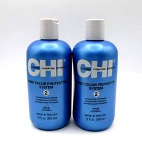 Lot/2 CHI Ionic Color Protector System 2 Moisturizing Conditioner ~ 12 oz x 2 ~ - Picture 1 of 2
