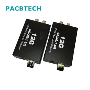 12G SDI Fiber Extender 4k Single Mode SFP Transmitter and Receiver 12g SDI to Fi - Picture 1 of 16