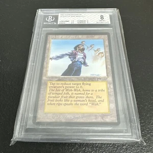 MTG 1993 Arabian Nights "Island of Wak-Wak" Beckett Graded 8 NM-MT BN 11 - Picture 1 of 3