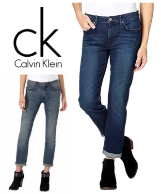 Calvin Klein Ultra-Stylish Slim Boyfriend Relaxed Fit 5 Pocket Jeans NWT - Image 1 of 4