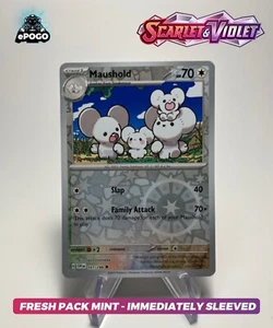 Maushold 161/198 Pokémon Holo Inverso: Base Escarlata y Violeta NUEVO COMO NUEVO 🙂 - Imagen 1 de 2