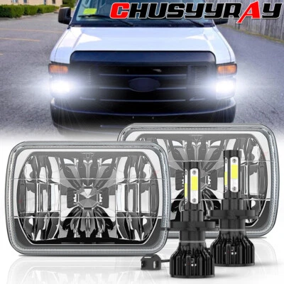 Faro LED de haz alto bajo para Ford E-100 E-150 E-250 E-350 Econoline 5x7 7x6 Foto 1 de 4