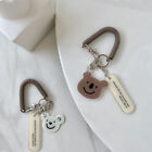 Girl's Little Bear Key Chain Anti-Loss Spring Rope Pendant Bag Accessories SUM