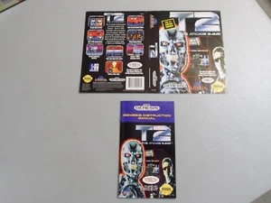 Manual de juego T2 The Arcade solo obras de arte, ¡SIN JUEGO/ESTUCHE! SEGA Genesis original - Imagen 1 de 12