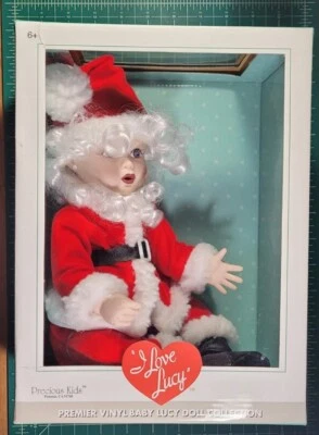 Precious Kids I Love Lucy Vinyl Baby Doll Santa Outfit No. 45104 CHRISTMAS SHOW - Image 1 of 4