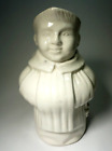 Vintage Calif Pottery 179 White Porcelain Monk Pitcher Vase