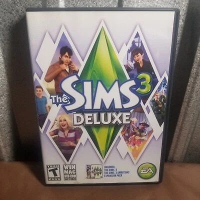 The Sims 3 Deluxe Game - PC/Mac - Very Good Condition Manual included  - Image 1 of 4
