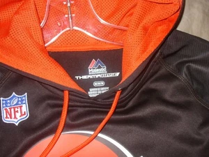 Cleveland Browns NFL Men's Med Hoodie Pullover Majestic NFL Therma Base,NICE,NWT - Picture 1 of 9