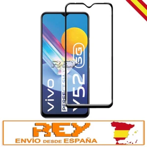 Cristal Templado Completo para VIVO Y72 5G - IQOO Z3- Y52 5G Protector p1625 - Picture 1 of 10