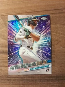 2024 Topps Series 1 - Stars of MLB Chrome #CSMLB-18 Tyler Soderstrom (RC) - Picture 1 of 10