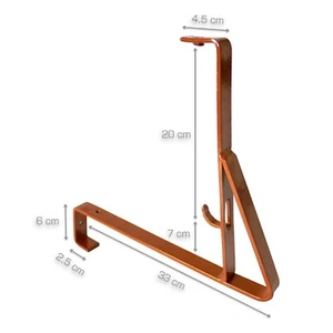 Schneefangstütze Schneefanghalterung Schneefanghaken für 20cm Gitter  - Bild 1 von 7